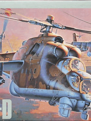 Hasegawa Φιγούρα Μοντελισμού Mil Mi-24 Hind-D | 1:72 | K020