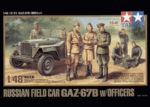 Tamiya Φιγούρα Μοντελισμού Russian Field Car GAZ-67B w/Officers | 1:48 | 89767