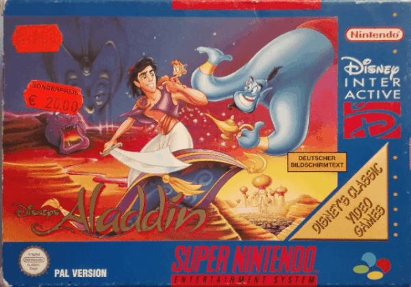 Disney's Aladdin (Disney's Classic) Super Nintendo SNES USED