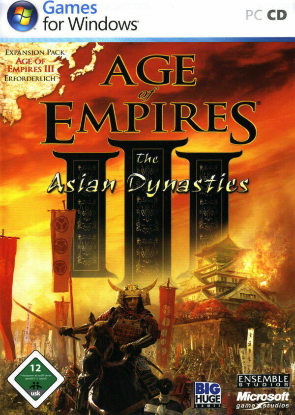 Age of Empires III: The Asian Dynasties EXPANSION PACK PC USED