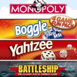 4 Game Fun Pack: Monopoly, Boggle, Yahtzee, Battleship DS USED