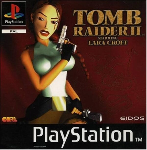 Tomb Raider II PS1 PlayStation USED  NO COVER