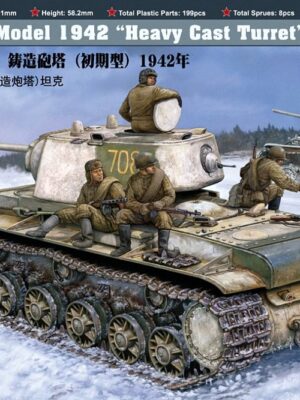 HobbyBoss Φιγούρα Μοντελισμού Russian KV-1 Model 1942 "Heavy Cast Turret" Tank | 1:48 | 84813