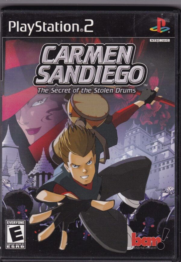 Carmen Sandiego The Secret of The Stolen Drums PS2 USED