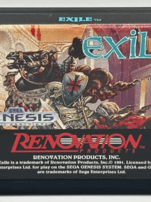 Exile Sega Genesis USED CARTRIDGE ONLY