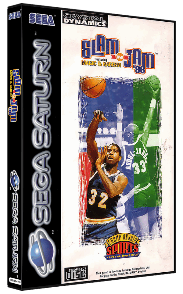 Slam 'n Jam '96 Sega Saturn USED Complete