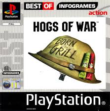 Hogs of War (Best of Infogrames) PlayStation PS1 USED NO MANUAL