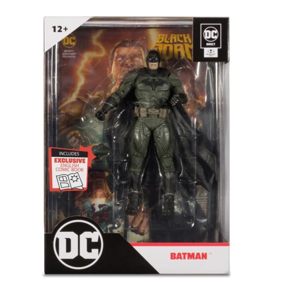 Black Adam Batman Page Punchers 7" Figure W/ Comic DC Multiverse McFarlane Toys