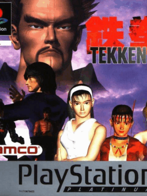Tekken 2 Platinum PlayStation PS1 USED NO MANUAL