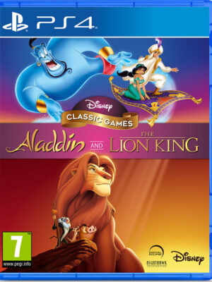 Classic Games: Aladdin and the Lion King PS4 USED DISC ONLY