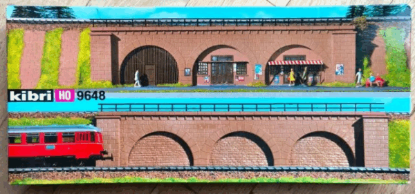 Kibri Φιγούρα Μοντελισμού Straight Bridge with Stone Archs 30cm | HO 1:87 | 9648 