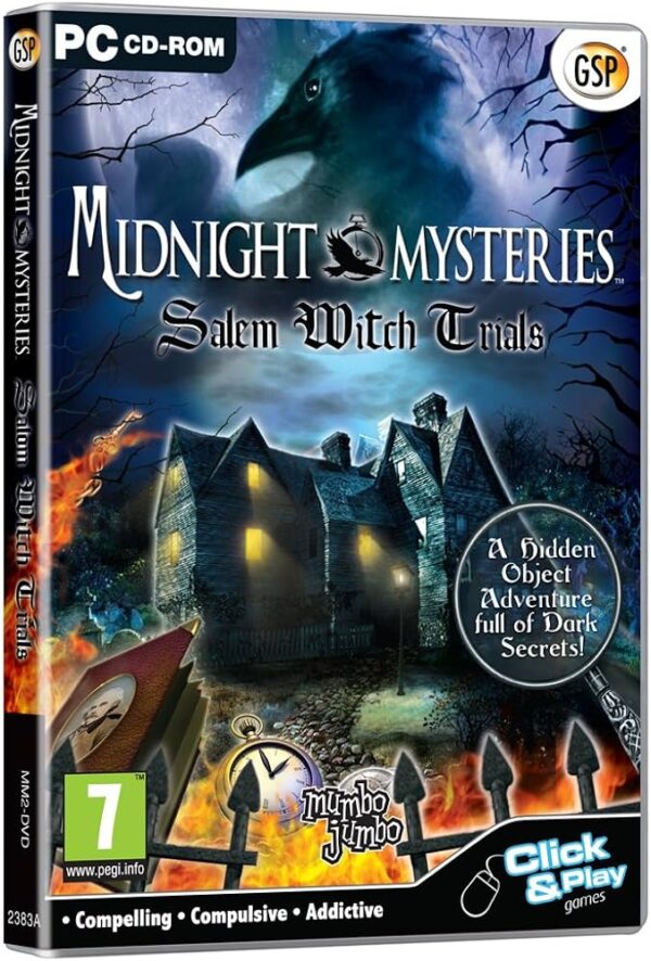 Midnight Mysteries: Salem Witch Trials PC Game USED