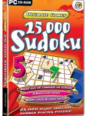 Ultimate Games - 25000 Sudoku PC Game USED