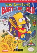 The Simpsons Bart Vs the World NES Game USED CARTRIDGE ONLY