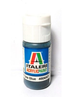 Italeri Acrylic Paint Flat Non Specular Sea Blue 4604AP 20ml