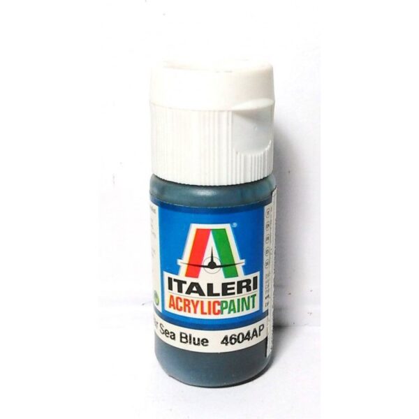 Italeri Acrylic Paint Flat Non Specular Sea Blue 4604AP 20ml