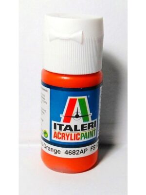 Italeri Acrylic Paint Gloss Orange 4682AP 20ml