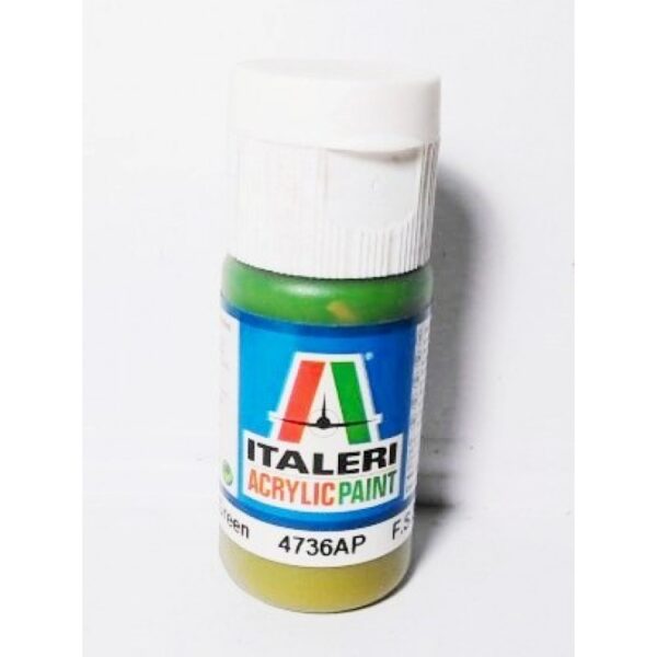 Italeri Acrylic Paint Flat Interior Green 4736AP 20ml