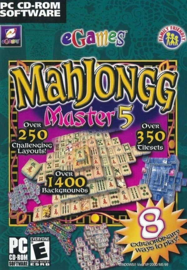 Mahjongg Master 5 PC Game USED