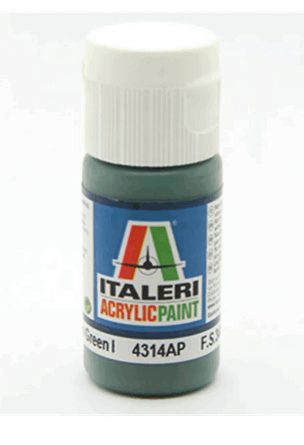 Italeri Acrylic Paint Flat Medium Green I 4314AP 20ml