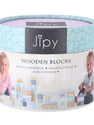 Jipy Wooden Building Blocks ξυλινα τουβλακια κατασκευων