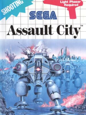 Assault City (Light Phaser Version) MASTER SYSTEM USED