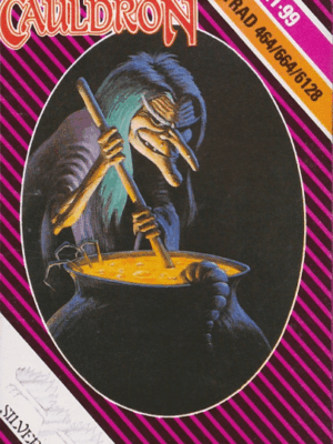 AMSTRAD CAULDRON CPC TAPE CASETTE GAME USED