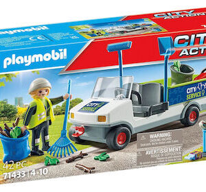 Playmobil City Action Ηλεκτρικό Όχημα Οδοκαθαριστή για 4-10 ετών 71433