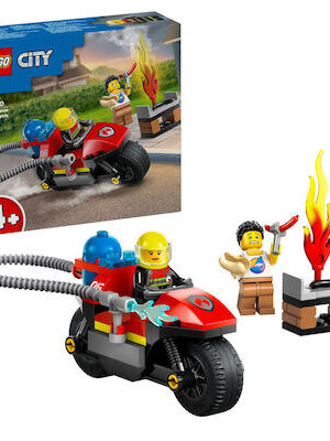 Lego City Fire Rescue Motorcycle για 4+ Ετών 60410