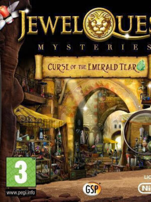 Jewel Quest Mysteries Curse of the Emerald Tear DS USED