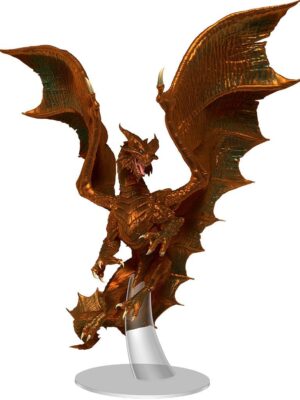 WizKids Dungeons & Dragons Icons of the Realms Adult Copper Dragon Premium Figure