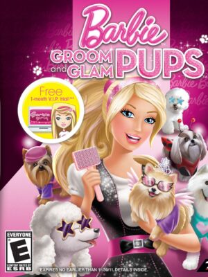 Barbie Groom and Glam Pups DS USED