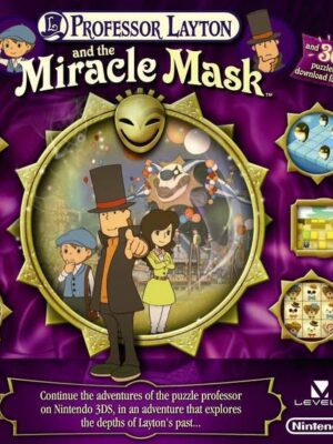 Professor Layton and the Miracle Mask 3DS USED