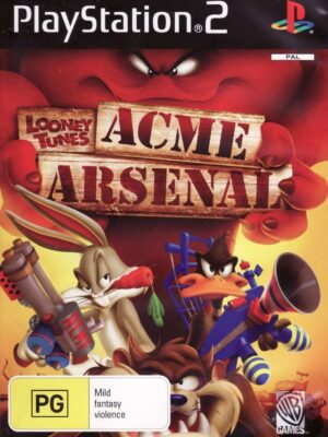 Looney Tunes Acme Arsenal PS2 USED NO MANUAL